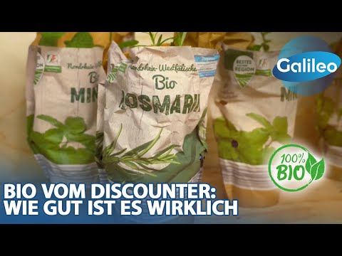 Healthy and environmentally friendly: How good is organic food from discount stores?