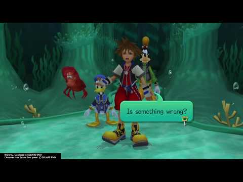 Kingdom Hearts Re:Chain of Memories (PS4) Story Cutscene #41 Sebastian's worried about Ariel