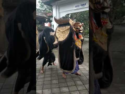 Barong ngelawang, di desa Sading, sore 14 11 2021