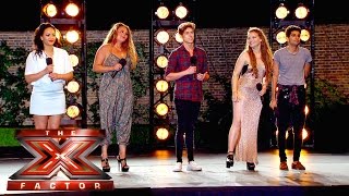 Group 12 sing Be My Baby for the Judges | Boot Camp | The X Factor UK 2015