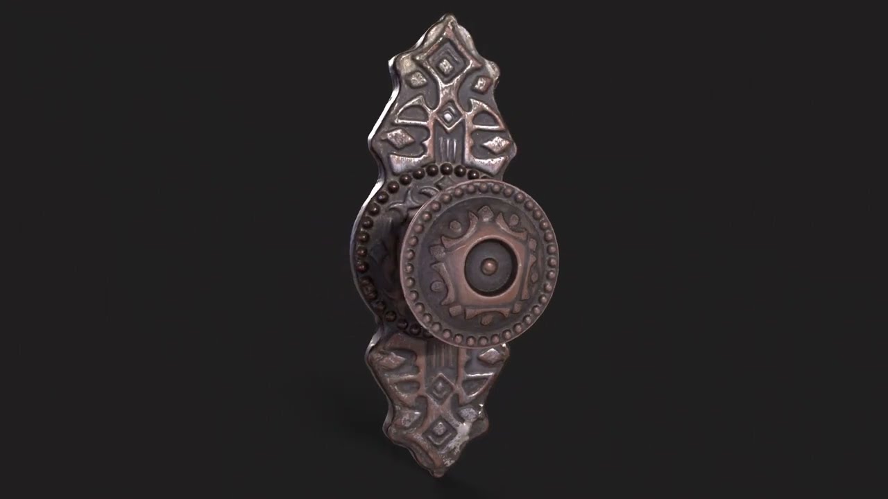 Old Doorknob 3D Model