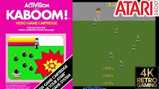 Kaboom! Atari 2600 4k Gameplay