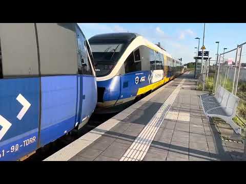 Bauarbeiten am Bahnhof Dorsten (inkl. Abfahrt mit der RE14)