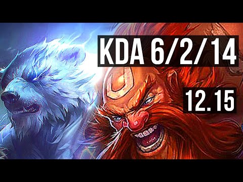 VOLIBEAR vs GRAGAS (JNG) | 6/2/14, 300+ games | KR Diamond | 12.15