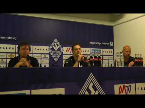 Uerdingerblock SV Waldhof Mannheim - KFC Uerdingen Pressekonferenz