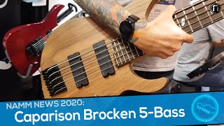 Video thumbnail for NAMM News 2020: Caparison Brocken 5-Bass by Music nStuff