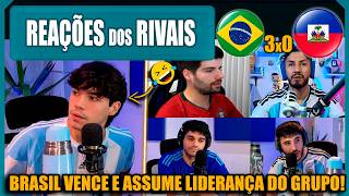 REAÇÕES dos ARGENTINOS e RIVAIS do BRASIL - BRASIL 3 x 0 HAITI - COPA do MUNDO 2026 - LEGENDADO