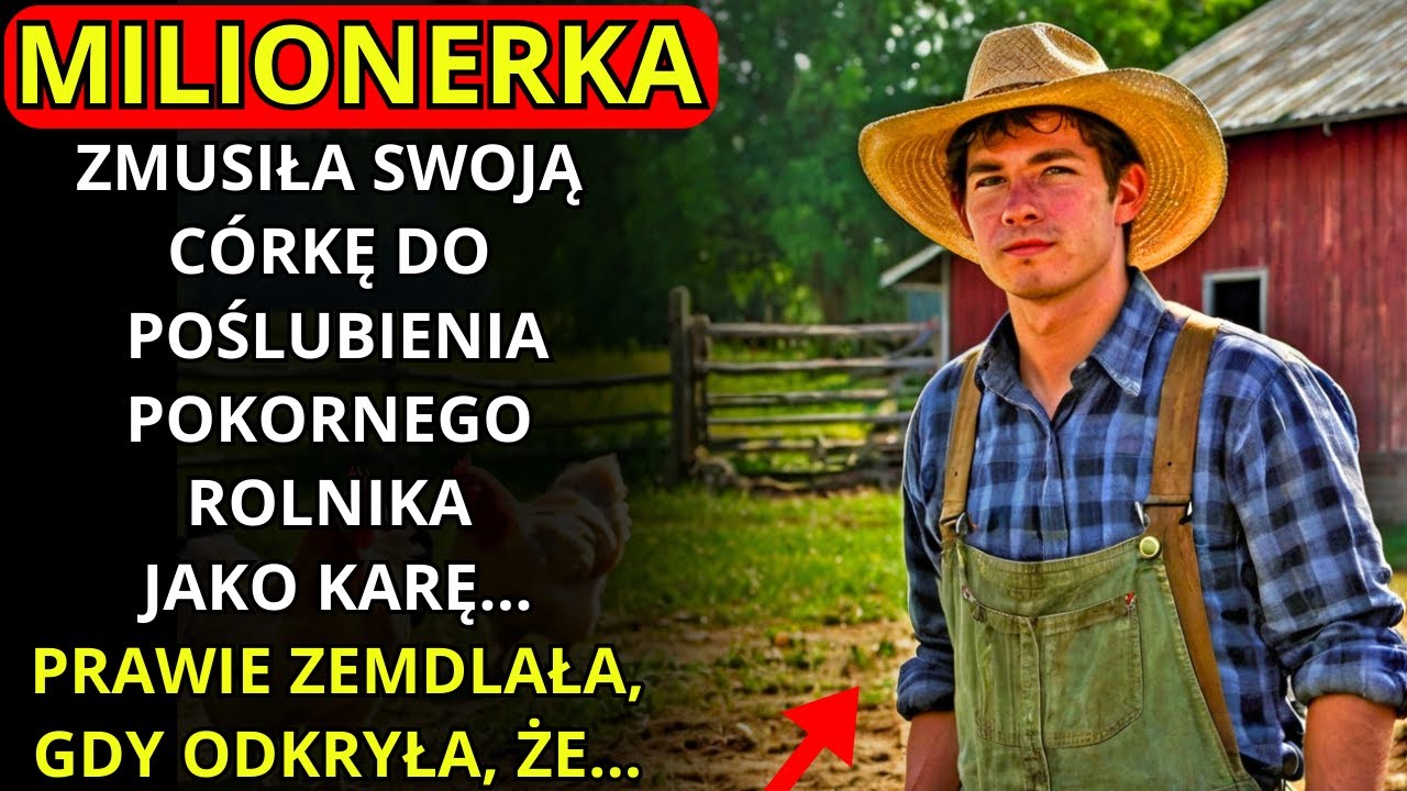 MILIONERKA ZMUSIŁA SWOJĄ CÓRKĘ DO POŚLUBIENIA POKORNEGO ROLNIKA... ONA BYŁA W SZOKU, KIEDY...