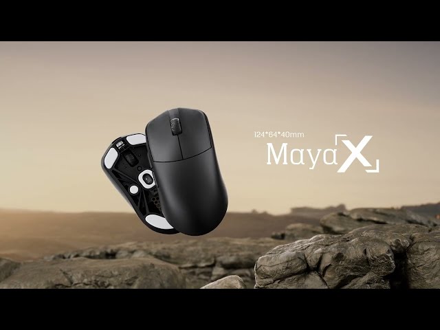 Lamzu MAYA X 8K - Wireless Gaming Mouse - Black - English | Dekada.com