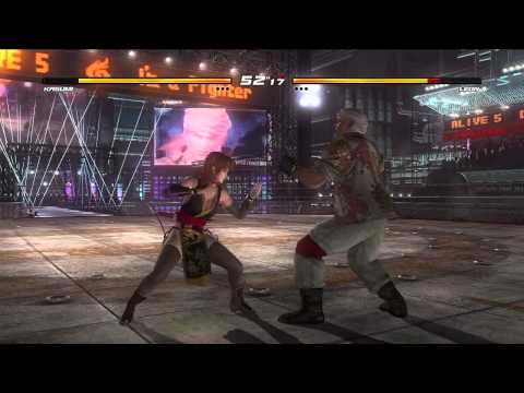DOA5U Official Tournament National Final くろお(Kasumi) vs FLACK (LEON) Top 32 Team NINJA