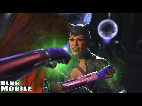 Injustice 2 - All Catwoman Vs Starfire Intros And Interactions