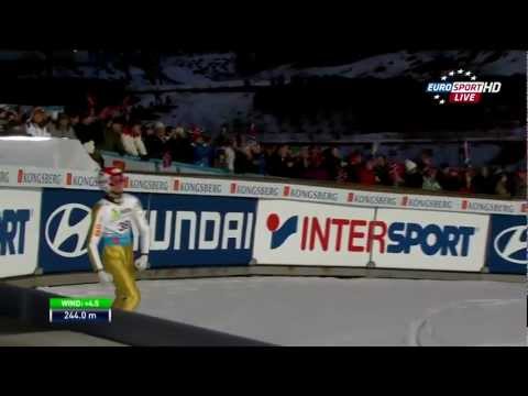 Robert Kranjec 244m - Vikersund 2012.mp4