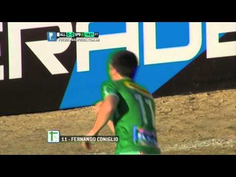 Gol de Coniglio. All Boys 0 Sportivo 1. Fecha 2.Torneo Primera B Nacional.Fútbol Para Todos
