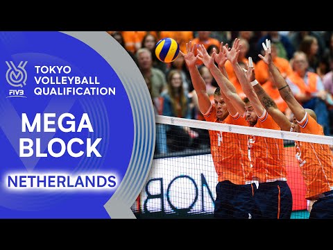 MEGA BLOCK from the Netherlands | Best of 🏐 | Volleyball Olympic Qualification 2019