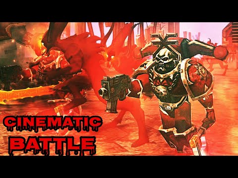 Unification Mod | Legion of Khorne vs Ultramarines & 8th Cadian - WH40K: Dawn of War: Soulstorm