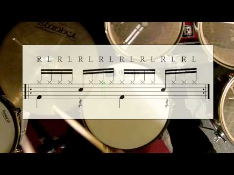 Basic 16th Note Hi-Hat Drum Groove