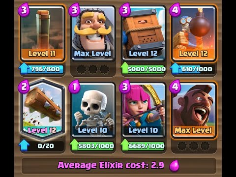 Fast cycle Hog Rider Earthquake deck is really OP in Clash Royale