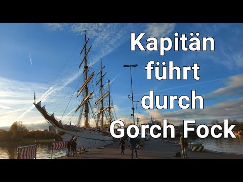 Segelschulschiff "Gorch Fock" nach Sanierung - Rundgang mit Kommandanten vor erster Ausbildungsreise