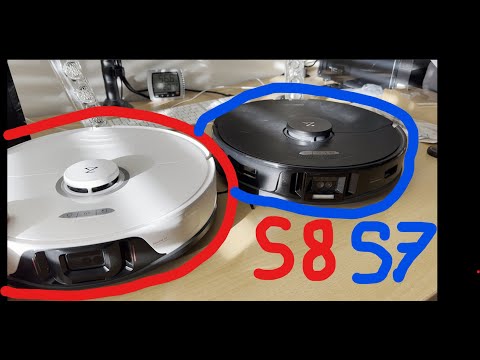 Roborock S8 unboxing and comparison with Roborock S7 MAX V
