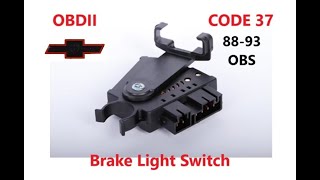 Replace Brake Light Switch—88-93 OBS CHEVY TRUCK — FIX CODE 37
