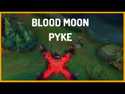 Blood Moon Pyke Skin Spotlight - Pre Release Version - League of Legends