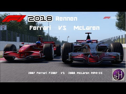 Sonderfahrt | Ferrari VS McLaren | Rennen | Ferrari F2007 VS McLaren MP4-23