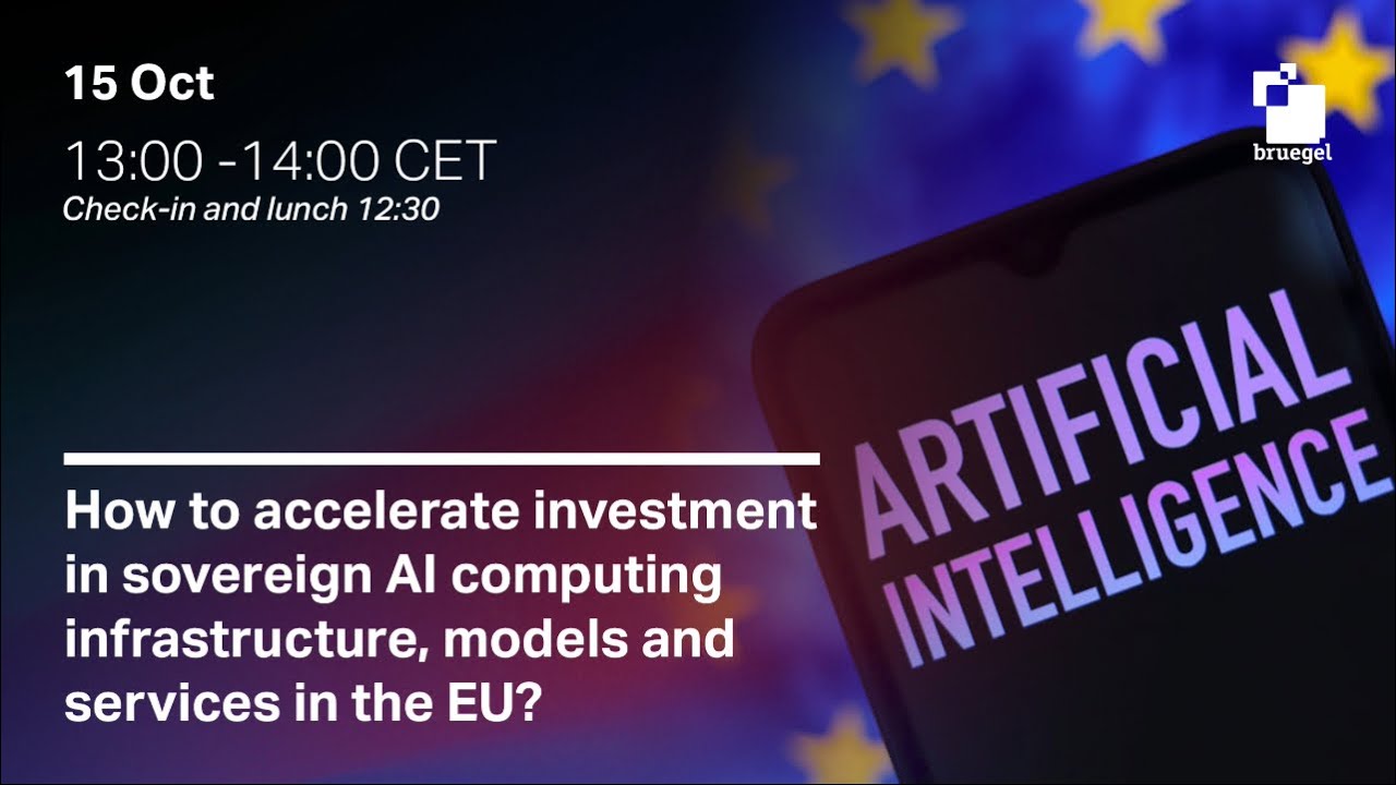 How to accelerate investment in sovereign AI computing infrastructure, models and services in the EU