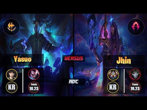 Zenit YASUO (ADC) [Conqueror] VS JHIN - Challenger KR Patch 10.23