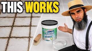 Best Way to Clean Grout... EVER!!!