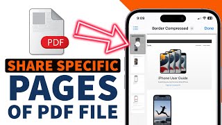 How to Send Specific Pages of PDF File on iPhone I Share Particular Page from PDF File on iPhone