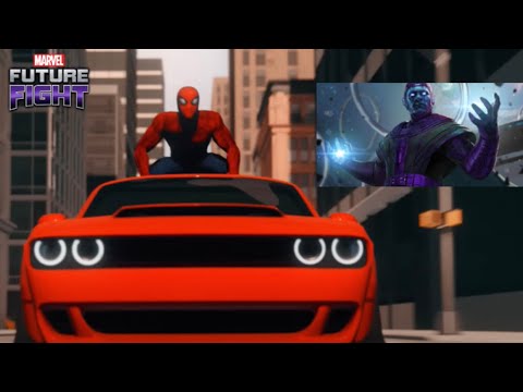 Marvel Future Fight - Spider Man (Back to Basics) vs Kang 29 World Boss Legend