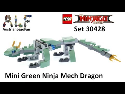 Vidéo LEGO Ninjago 30428 : Green Ninja Mech Dragon (Polybag)