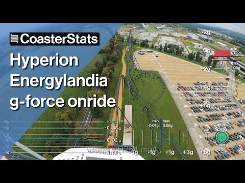 Hyperion g-force onride - Energylandia [4K 60 FPS]