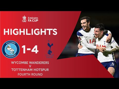 FC Wycombe Wanderers 1-4 FC Tottenham Hotspur Lond...