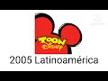 Historial Logos Of Toon Disney LA USA And Disney XD Europa