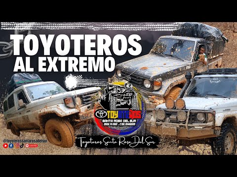 Toyoteros Al Extremo #santarosadelsur #toyoteros #offroad  #toyota4x4 #4k #colombiaoffroad #colombia
