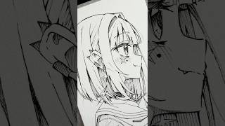 ⚡️毎日アナログ原画制作チャレンジ中！✍🏻 #アナログイラスト #drawing #animeart  #shorts