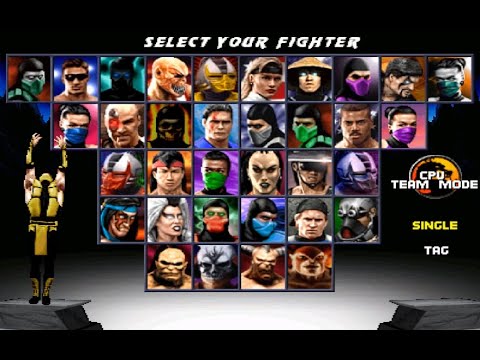 Mortal Kombat Komplete ( Mortal Kombat Trilogy ) SCORPION Gameplay Playthrough