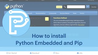 How to install Python Embedded and Pip