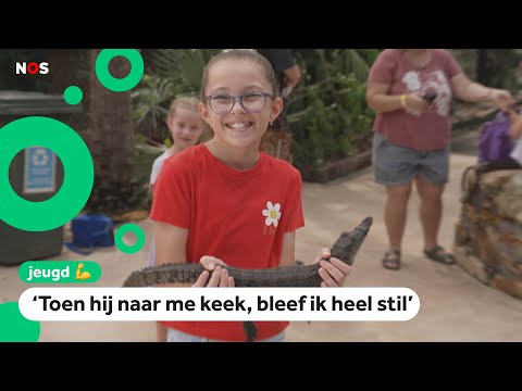 Kinderen in Australië leren hoe ze om moeten gaan met krokodillen