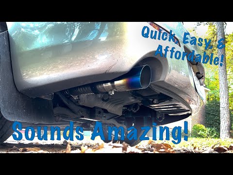 Best Value Exhaust Setup For Mazda 3? Muffler Delete & Tailpipe Install!
