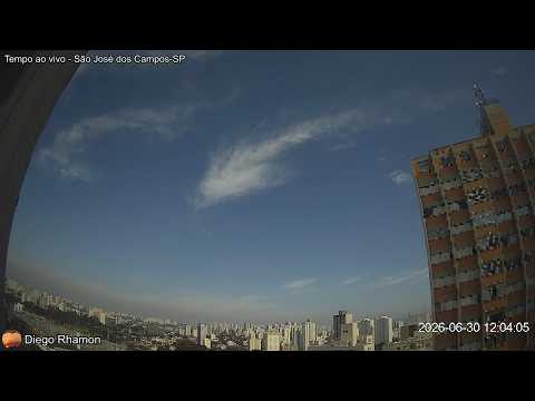 Ao vivo - Céu de São José dos Campos-SP + escuta do aeroporto (SBSJ) - 30/06/2026