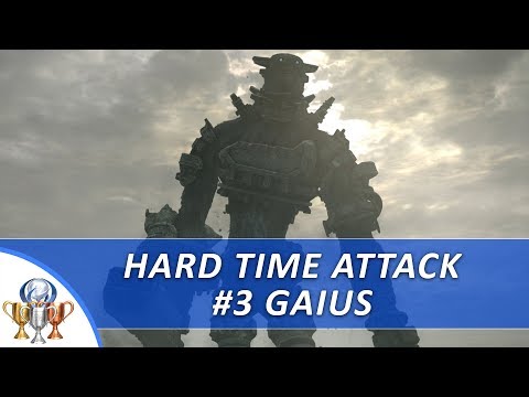 Shadow of the Colossus PS4 Remake - Hard Time Attack Walkthrough - Colossus #3 (Gaius)