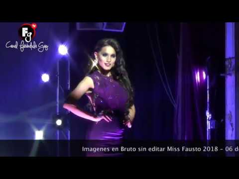MISS FAUSTO 2018 "DESFILE TRAJE DE NOCHE" - CANAL FARANDULA GAY
