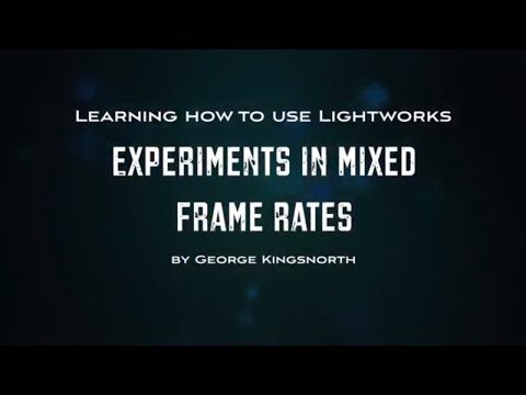 LWK016 Experiments in mixed frame rates