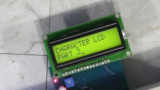 How a Character LCD Works - Part 3