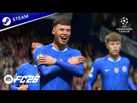 FC26 MODs  | Chelsea VS Ajax | Uefa Champions League 2026 | Realistic Gameplay