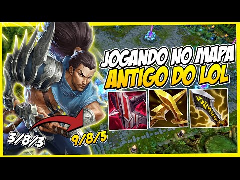 JOGANDO NO MAPA ANTIGO DE 2014 - YASUO VS TALON  | League of legends