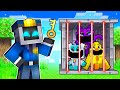 Cops and Robbers with SMILING CRITTERS in Minecraft!