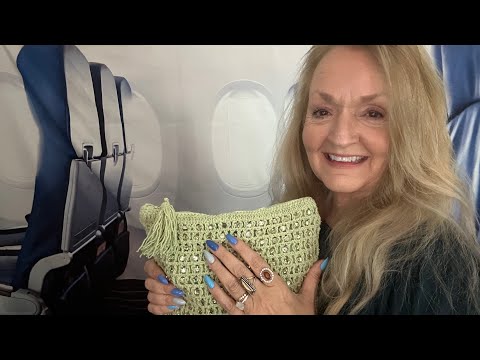 ASMR The Lady on the Airplane does your Makeup 💄✈️